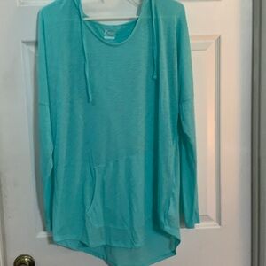 Old Navy Active Teal Go-Dry Hoodie